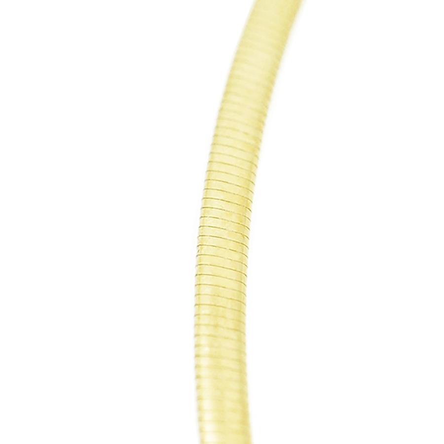 KYOCERA（京セラ） オメガネックレス 幅2.5mm リバーシブル K18 