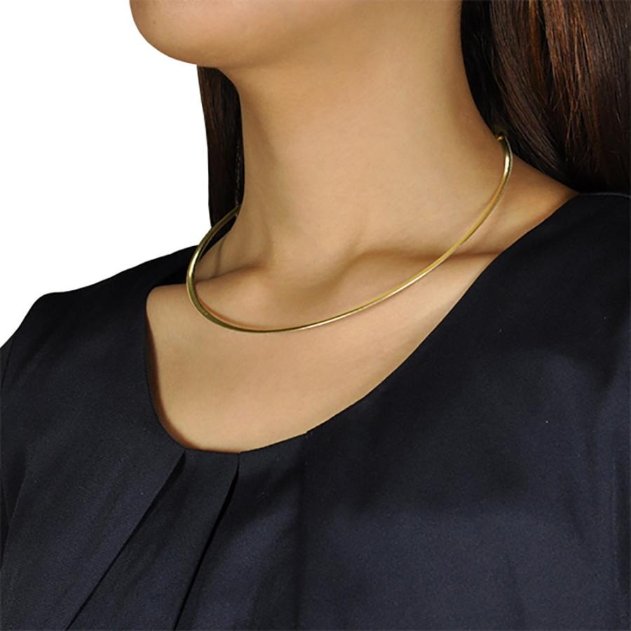 KYOCERA オメガネックレス 幅3.0mm リバーシブル K18イエローゴールド  