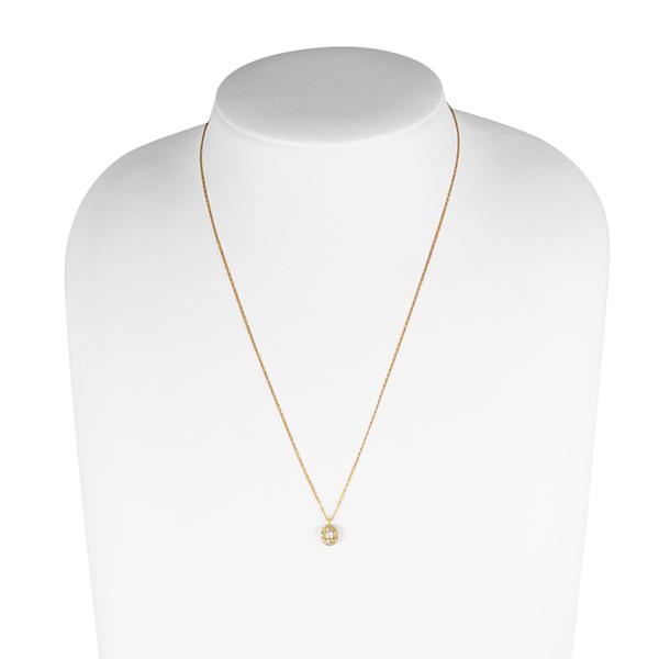 ダイヤモンド ネックレス K18イエローゴールド テーパーバケット 合計0.17ct　プレゼント 天然石 京セラの画像