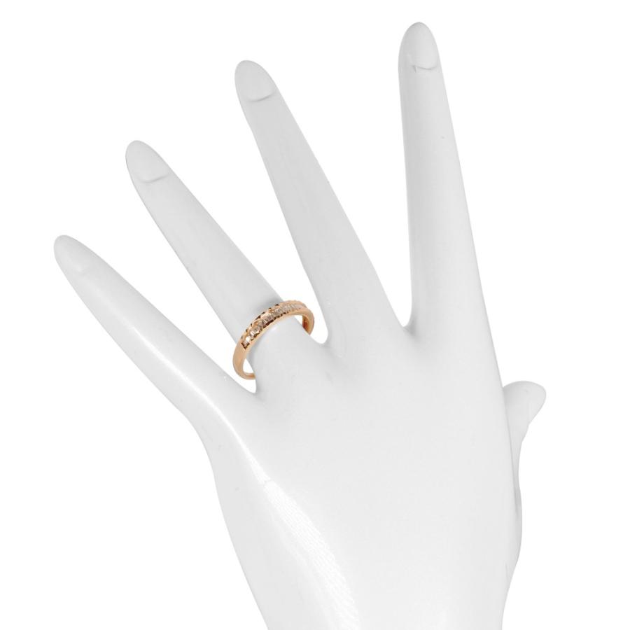 KYOCERA（京セラ） ダイヤモンド リング 指輪 K18PG テーパーバケット