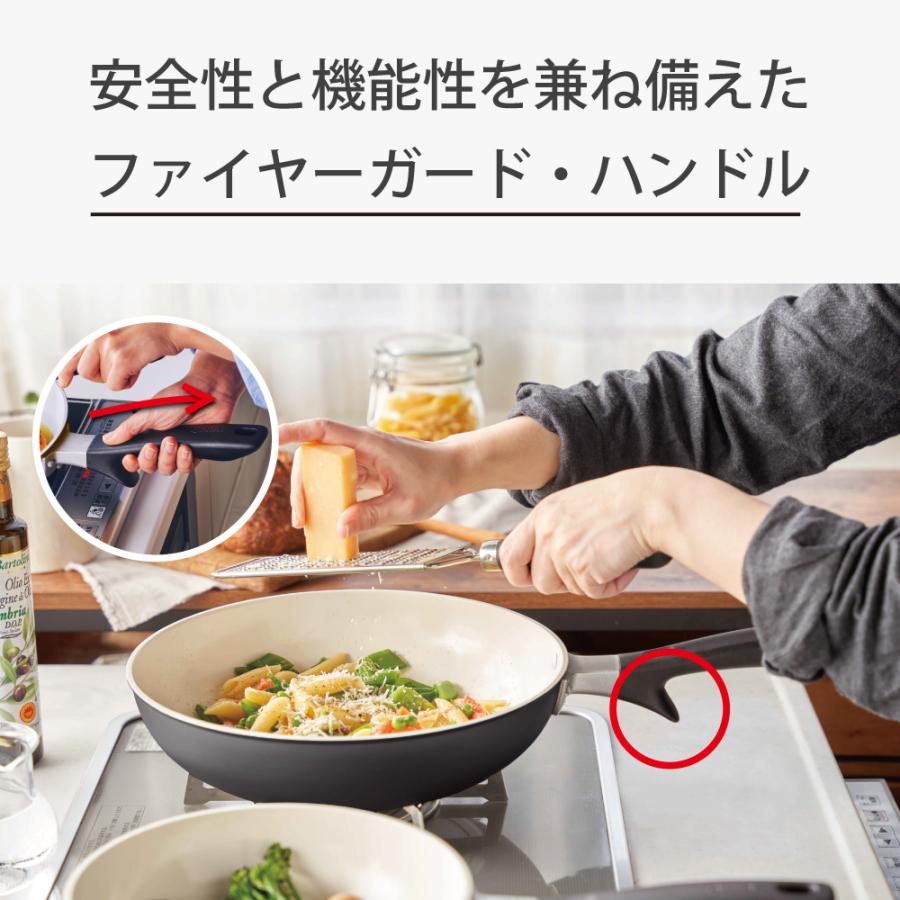 京セラ　5点セット　セラミック　フライパン　ミル　ピンク　ガス火専用 京セラ 5点セット セラミック フライパン ミル ピンク ガス火専用