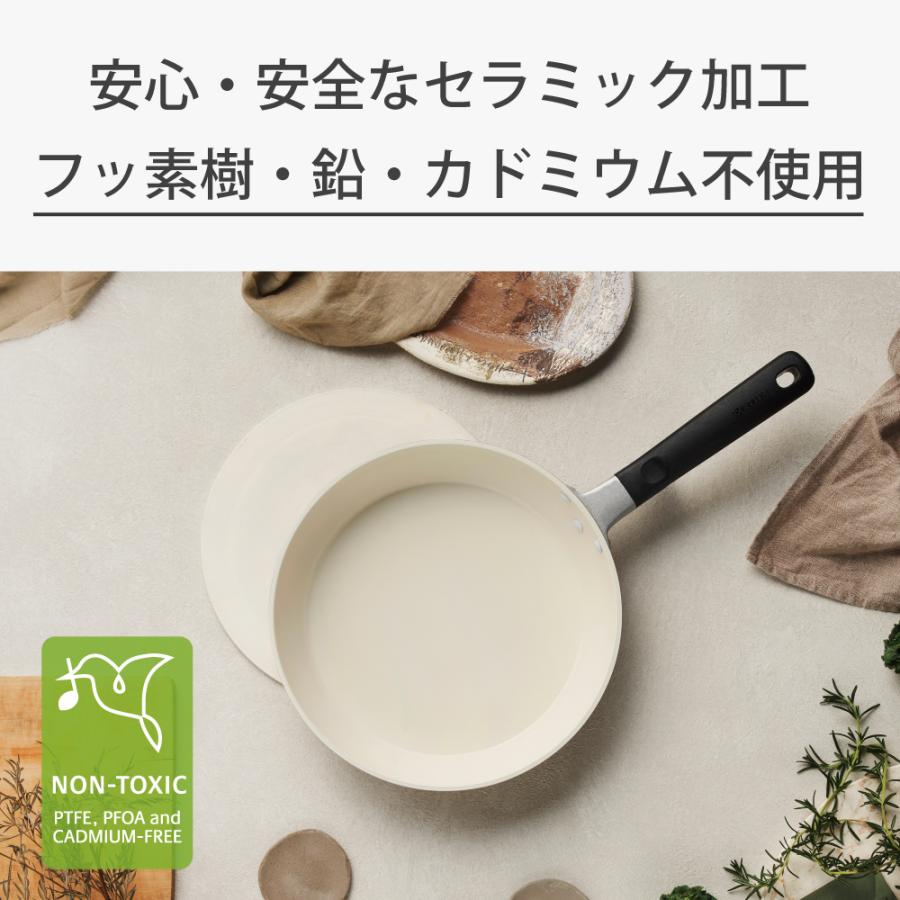新品　KYOCERA セラミック　フライパン 3点セット　ガス火専用 ガス火専用フライパン・鍋 – 京セラキッチンオンラインストア