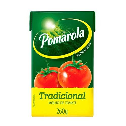 トマトソースパック ポマローラ 260g Molho de Tomate Pomarola