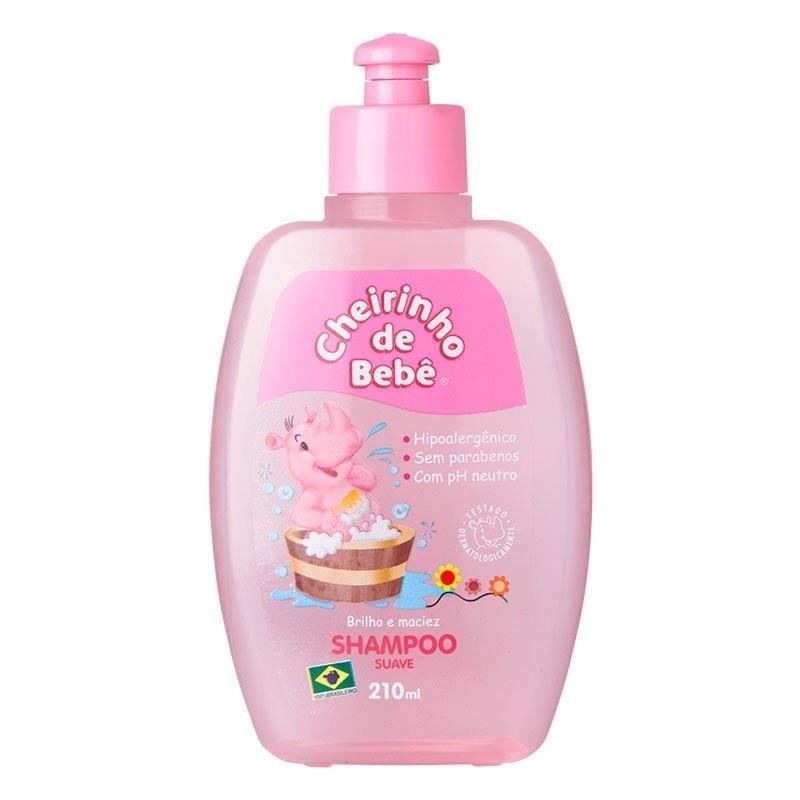 子ども用シャンプー ピンク 210mlブラジル製  Cheiricho de bebe shampoo suave｜kyodai