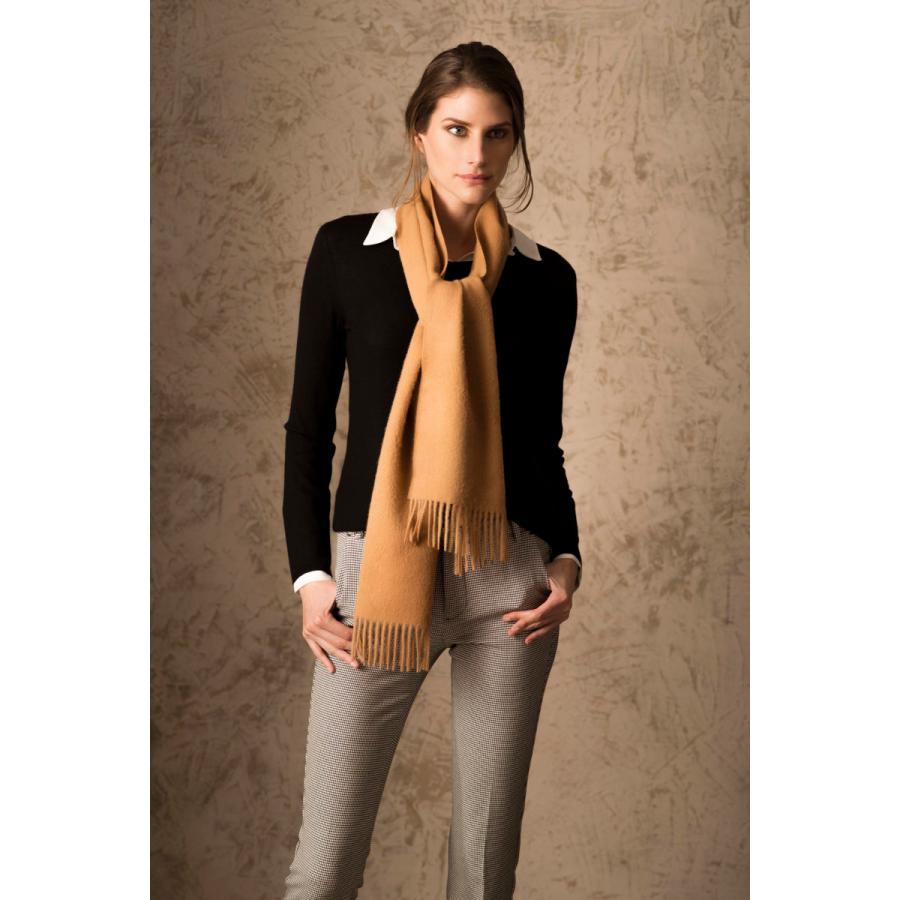 KUNA (クーナ) マフラー レディース ブランド 無地 ロイヤルアルパカ