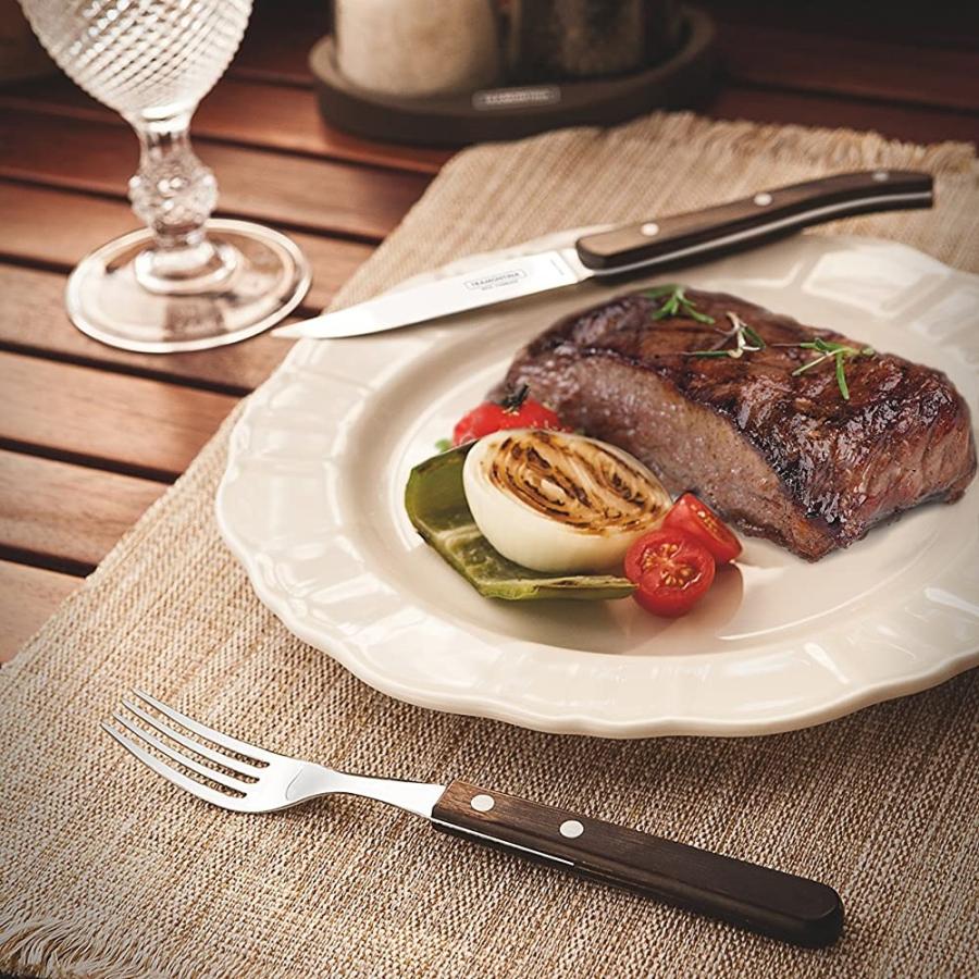 TRAMONTINA（トラモンティーナ） ステーキナイフ EUスタイル 平刃