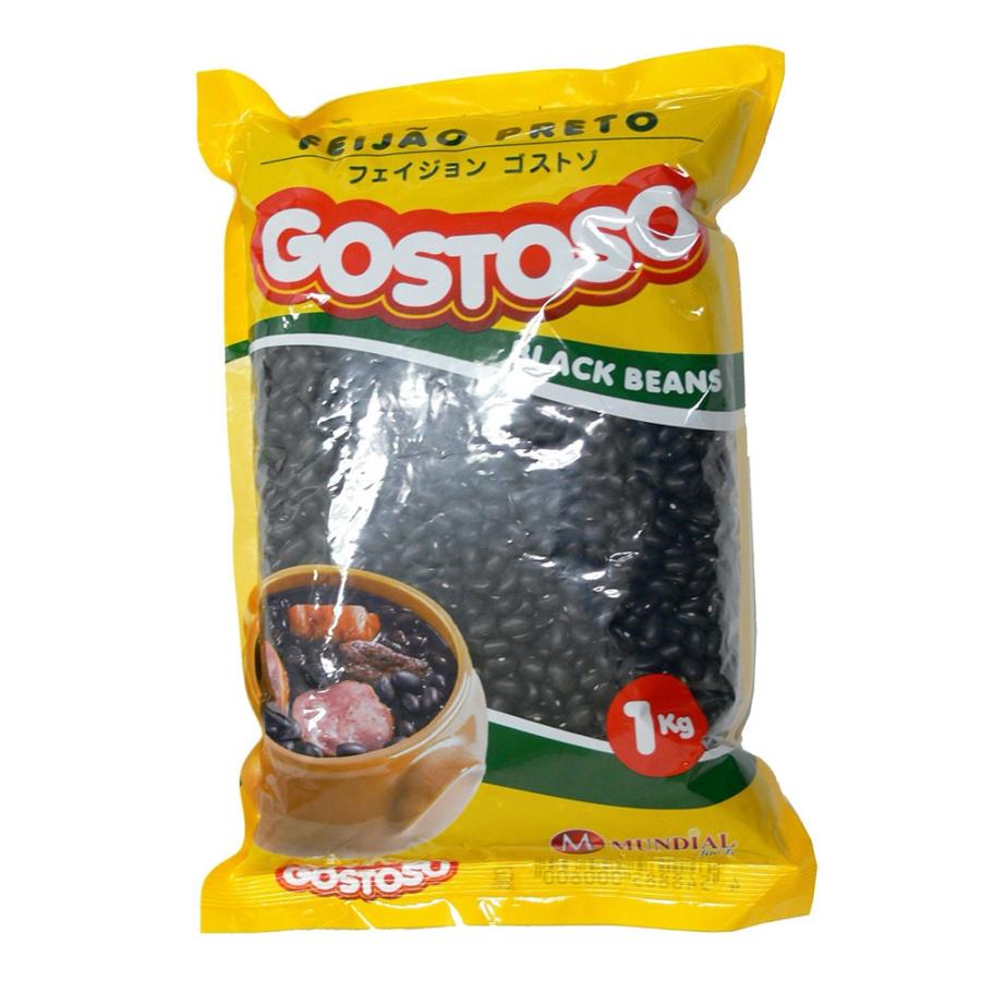 黒いんげん豆 GOSTOSO 1kg Preto 春の新作 Feijao 数量限定