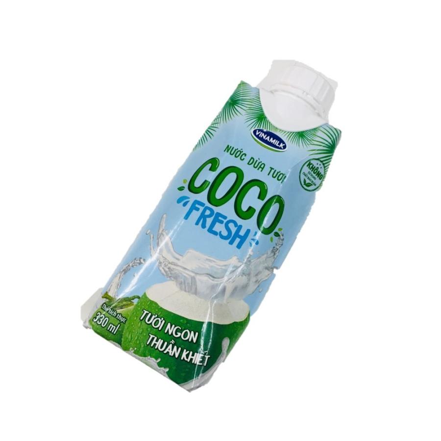 ココナッツウォーター ココフレッシュ ヴィナミルク 330ml Coconut Water COCO FRESH VINAMILK