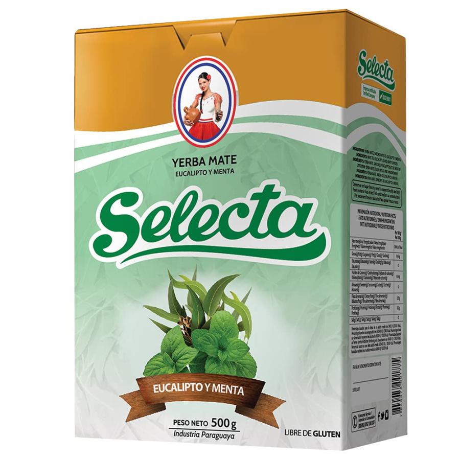 グリーンマテ茶 ユーカリ ミント セレクタ Selecta Yerba Mate Eucalipto Y Menta 500g 非常食 保存 食 長期保存 H05 Bseojcbor1 Lohenpyrsto Fi