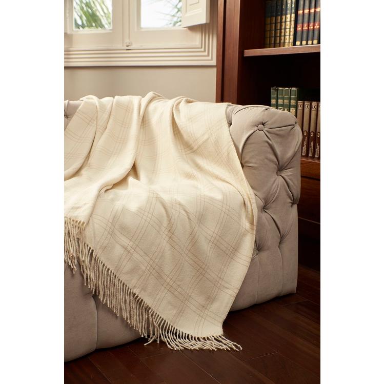 KUNA (クーナ) ブランケット ひざ掛け 毛布 ベビーアルパカ100% ペルー