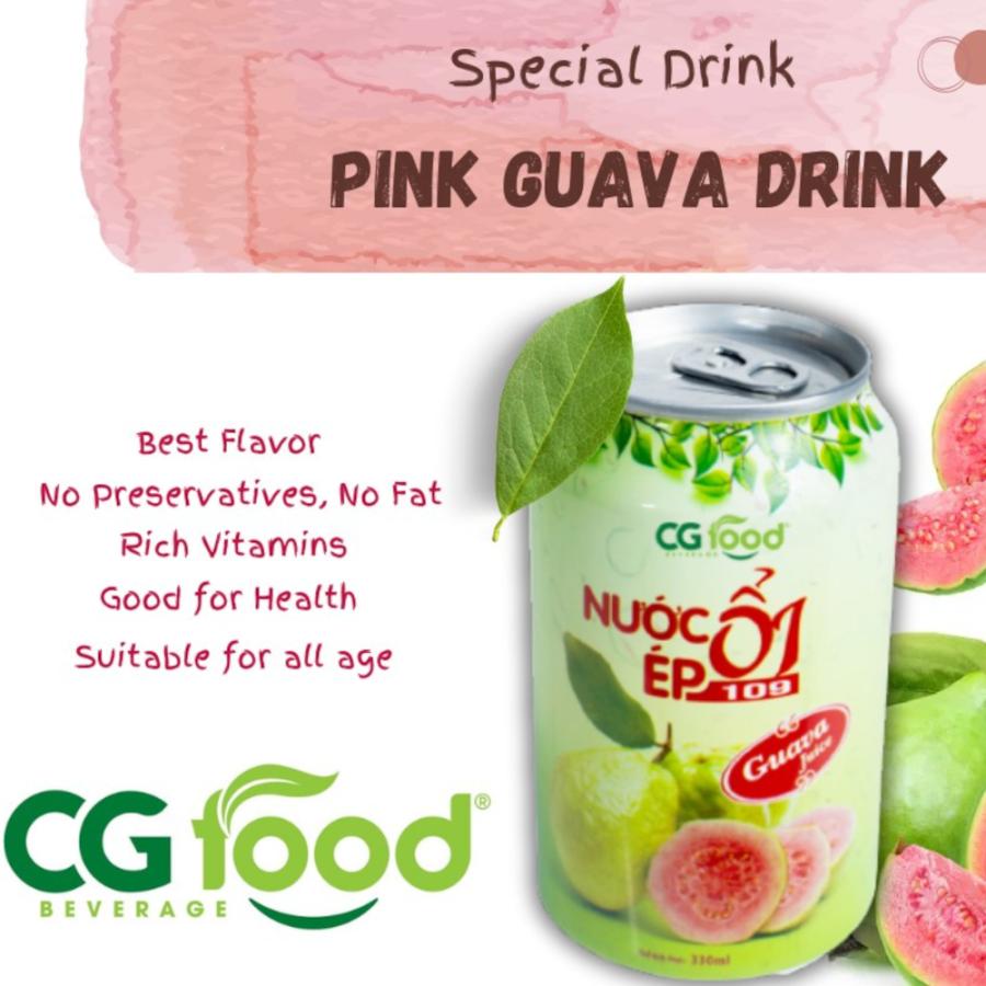新鮮グアバ 3kg グァバ 果汁入り飲料 330ml CGフード SUCO GUAVA 330ML CG FOOD
