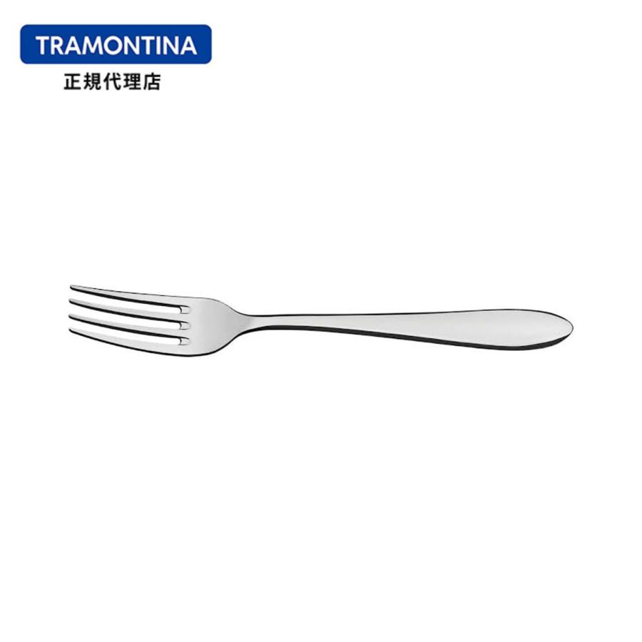 TRAMONTINA テーブルフォーク 18cm サトリ オールステンレス