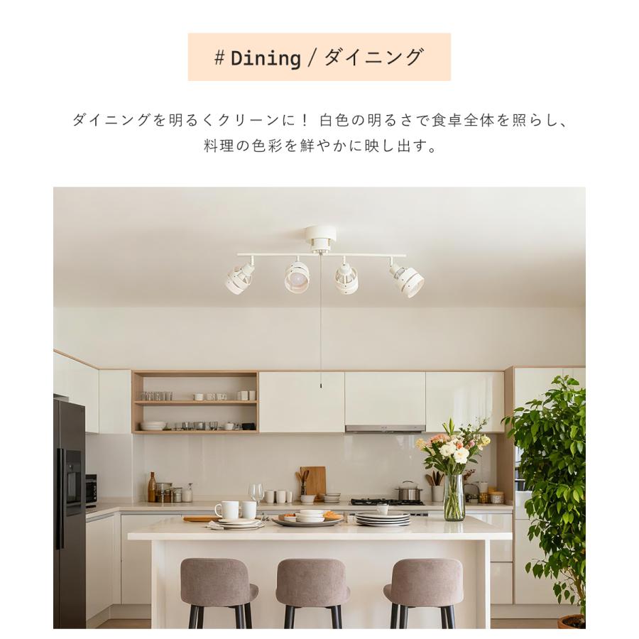 共同照明 【期間限定300円OFFクーポン】シーリングライト 4灯 スポット
