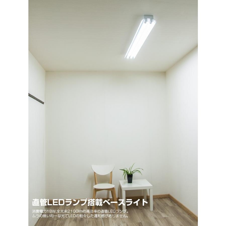 LED蛍光灯40W形 笠付器具 LED蛍光灯器具 2灯式 LED蛍光灯 ベースライト シーリングライト PL賠償責任保険付（SET40D2）｜kyodo-store｜15