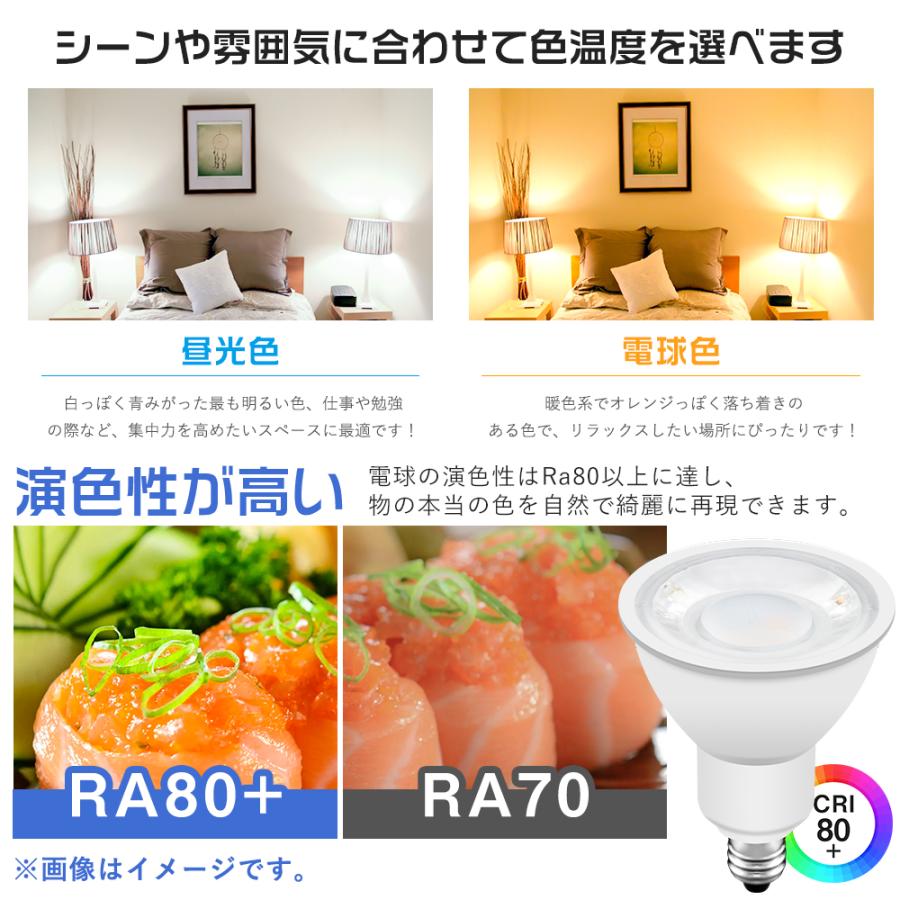 共同照明 LED電球 LEDスポットライト 50w形相当 E11口金