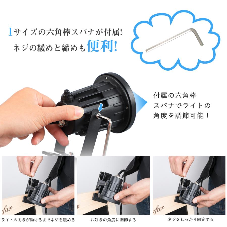共同照明 LEDクリップライト 防水型 屋外 作業ライト 60W形 電気