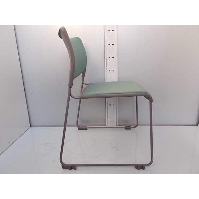 お買い得】【中古】オカムラ okamura スタッキングチェア（8104 