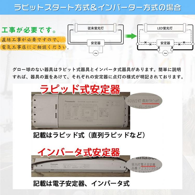 LED蛍光灯 150CM ベースライト 65W形 直管蛍光灯 led蛍光管 グロー式