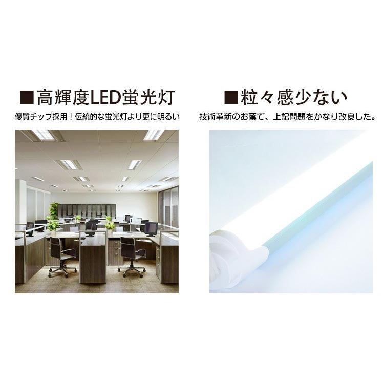 LED蛍光灯 40W形 人感センサー LED 直管 蛍光灯 蛍光管 グロー式工事