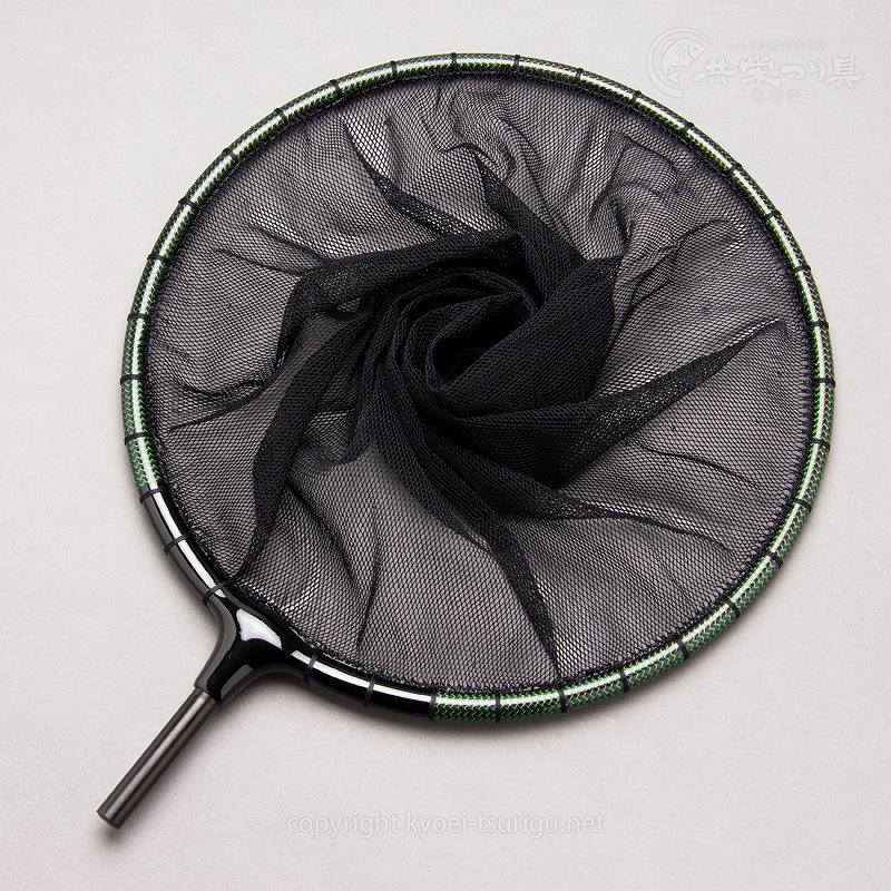 かちどき カーボン玉枠（カラーウーブン・グリーン）2mm目網付（尺