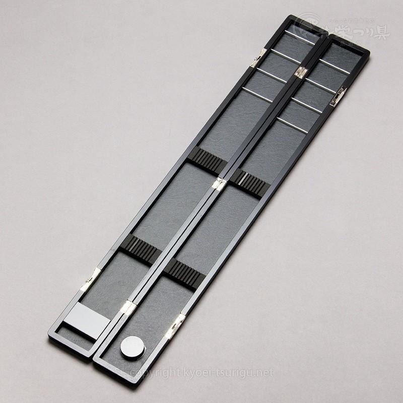 最終価格　金鯱　ハリス箱　k706 かちどきコラボ 金鯱×かちどき ハリス箱 K706 45cm スリムタイプ（黒艶消し