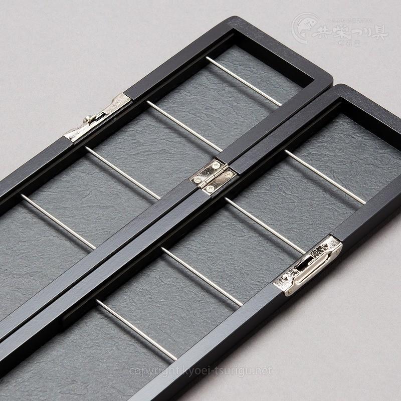 最終価格　金鯱　ハリス箱　k706 かちどきコラボ 金鯱×かちどき ハリス箱 K706 45cm スリムタイプ（黒艶消し