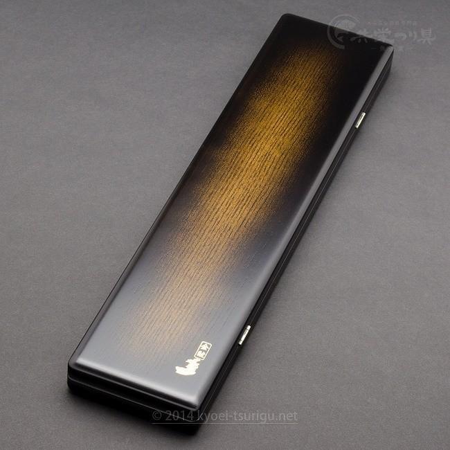 最高級 箱雅ウキ箱 黒柿 50cm 8×4 超美品 駒箱 黒柿 隅丸 摺漆