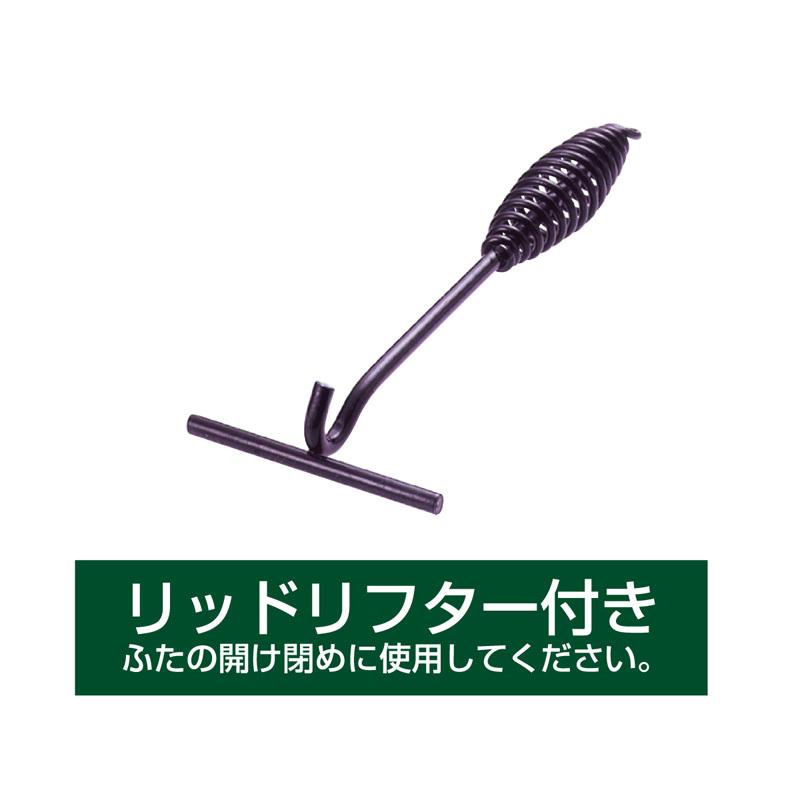 BUNDOK バンドック ダッチオーブン アウトドア キャンプ レジャー バーベキュー BBQ リッドリフター付き 容量 約4.2L BD-381|kyoeikendo|02