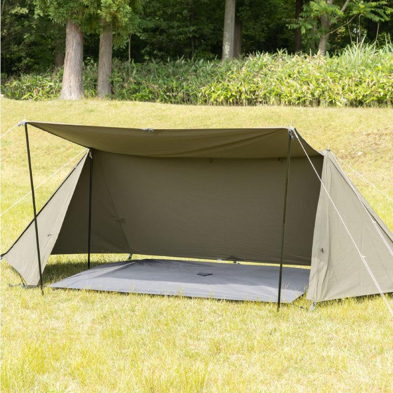 BUNDOKソロ ベース BDK-79EX フタマタ2本付きグランドシート付き