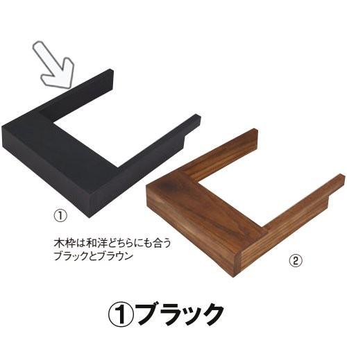 [送料無料] IH調理器用 木枠 ※ブラック （三方枠タイプ）(電磁調理器用ディスプレイ）(EBM25-1)(1137-1)