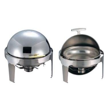 ビュッフェ/バイキング用品 送料無料 SXロールトップチェーファー丸型 X32681U 固定ランプ1ヶ付(EBM25-1)(1177-10)