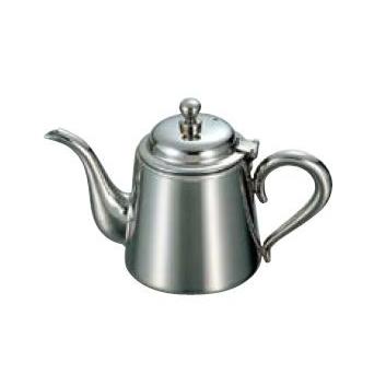 卓上用品 ティー・お茶・紅茶用品 ポット ステンレス製 UK18-8　M型ティーポット　5人用(500cc)(EBM24-1)(1257-3)｜kyoeinet