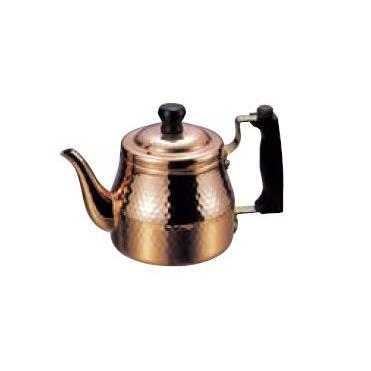 卓上用品 ティー・お茶・紅茶用品 ポット 銅製 銅　ティーポット　S-2508　1100cc(EBM25-1)(1269-10)