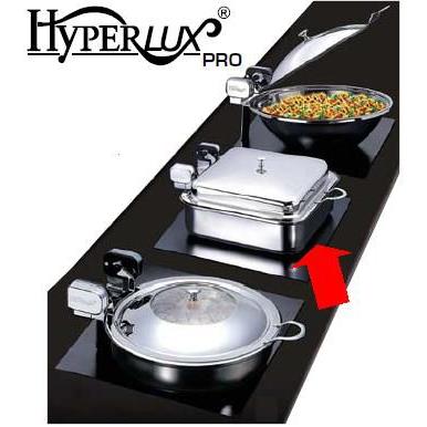 ビュッフェ/バイキング用品 送料無料 ハイパーラックスプロ　角型電磁サーバー　ステンレス蓋タイプ（ノーマルヒンジ）　55cm(EBM25-1)(1170-2)