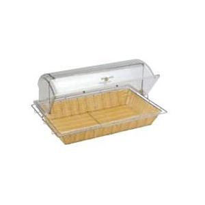 ビュッフェ/バイキング用品 送料無料 APS 角型 カバー付 バスケット S 40151 ※カバーのつまみシルバー(EBM25-1)(1206-2)