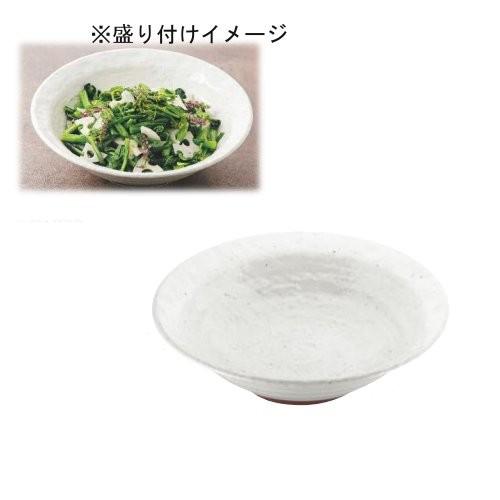 磁器製 モダンホワイト リム尺鉢(EBM25-1)(1673-11)