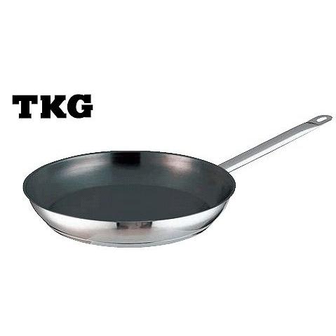 TKG PRO(プロ)エクスカリバー フライパン 26cm ステンレス 業務用 プロ仕様 電磁調理器対応 IH対応(1-0010-0604)