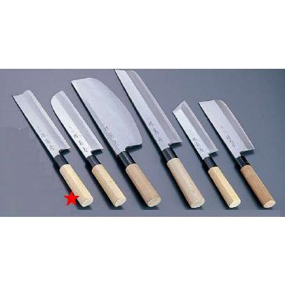 送料無料 包丁・ナイフ 堺 菊守 極上 薄刃（片刃）包丁 16.5cm (1-0302