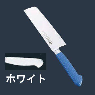 包丁・ナイフ 抗菌カラー包丁　菜切（両刃）　MNK-160　16cm　ホワイト　(9-0337-0601)