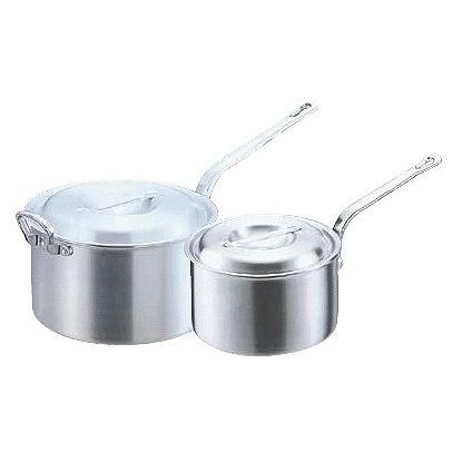 アルミ DON 片手深型鍋 36cm (蓋付) 業務用鍋 片手鍋 片手付き なべ ソースパン AKAO 飲食店 給食 施設 厨房 (1-0031-0508)