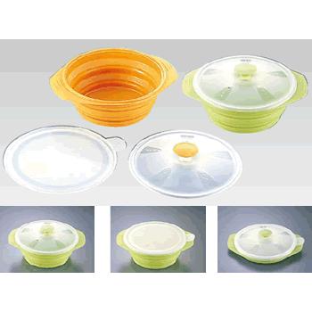 保存容器 シリコン製 電子レンジ オーブンok 調理可ふた付 シリコン おりたたみキャセロール 1500ml グリーン 8 0233 0602 Aky 5402 メラミン食器の通販kyoei 通販 Yahoo ショッピング