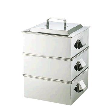 ステンレス製 21-0業務用角蒸器2段50cm (1-0411-0207) : メラミン食器