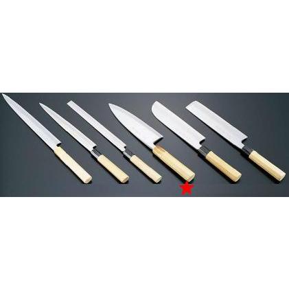 送料無料 包丁・ナイフ 堺　孝行　シェフ和包丁　銀三綱 出刃（片刃）　16.5cm　(1-0303-0402)