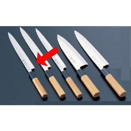 送料無料 包丁・ナイフ 酔心 イノックス本焼和包丁 柳刃 （片刃） 30cm 45005 (1-0304-0803)