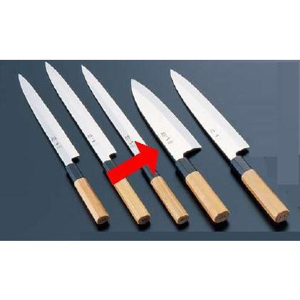 送料無料 包丁・ナイフ 酔心 イノックス本焼和包丁 出刃 （片刃） 21cm