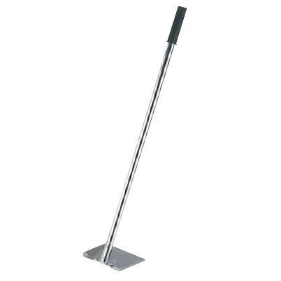 スパテラ ステンレス製 18-8パイプ柄くわ型スコップ 柄長600mm (1-0210