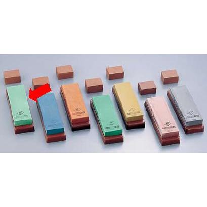 砥石・荒砥石 超セラミックス砥石　台付　（修正用砥石付）　♯400　荒砥（グリーン）　(9-0349-1501)