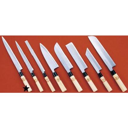 送料無料 包丁・ナイフ 堺　孝行作　霞研 正夫（片刃）包丁　33cm　(1-0303-0705)