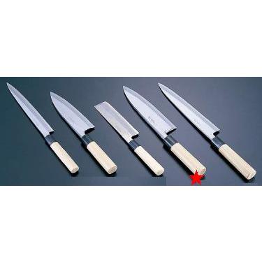 送料無料 包丁・ナイフ 堺　孝行　イノックス　和庖丁 出刃（片刃）　24cm　(1-0304-0402)