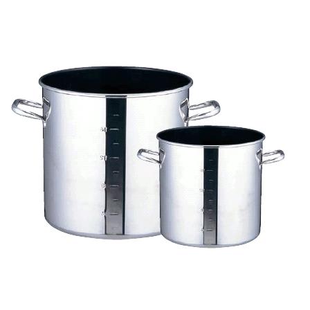 IH対応 寸胴鍋 24cm パワー・デンジα(アルファ)寸胴鍋 目盛付(ふた無)24cm　(9-0012-0102)